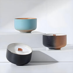 Vela aromática de porcelana