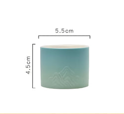 Vela aromática de porcelana