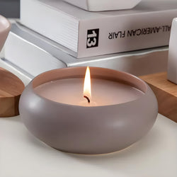 Vela aromática de porcelana