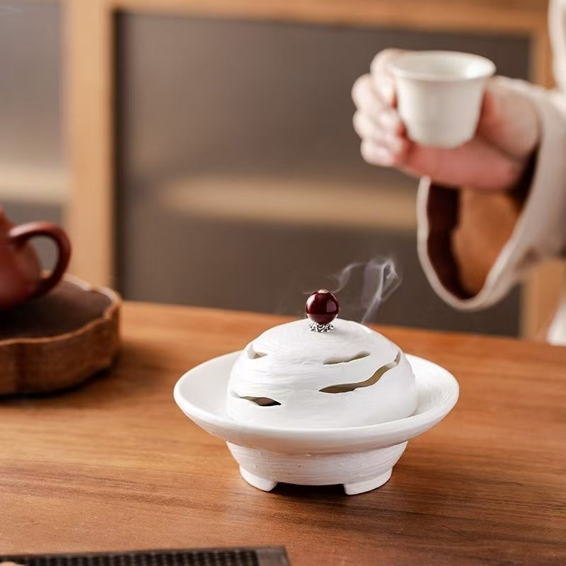 Handcrafted Retro-Zen Ceramic Aromatherapy Censer