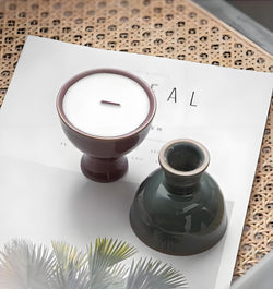 Vela perfumada de cerámica