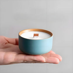 Vela aromática de porcelana